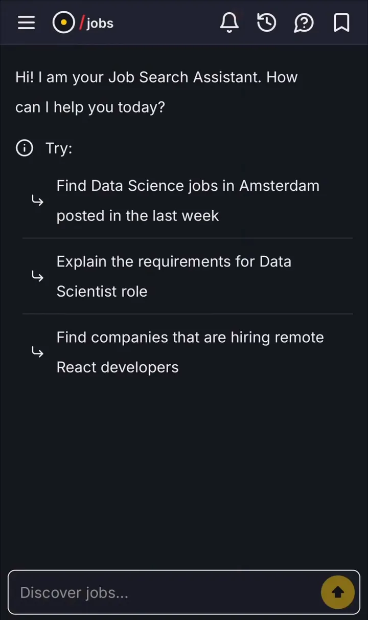 Jobs app preview