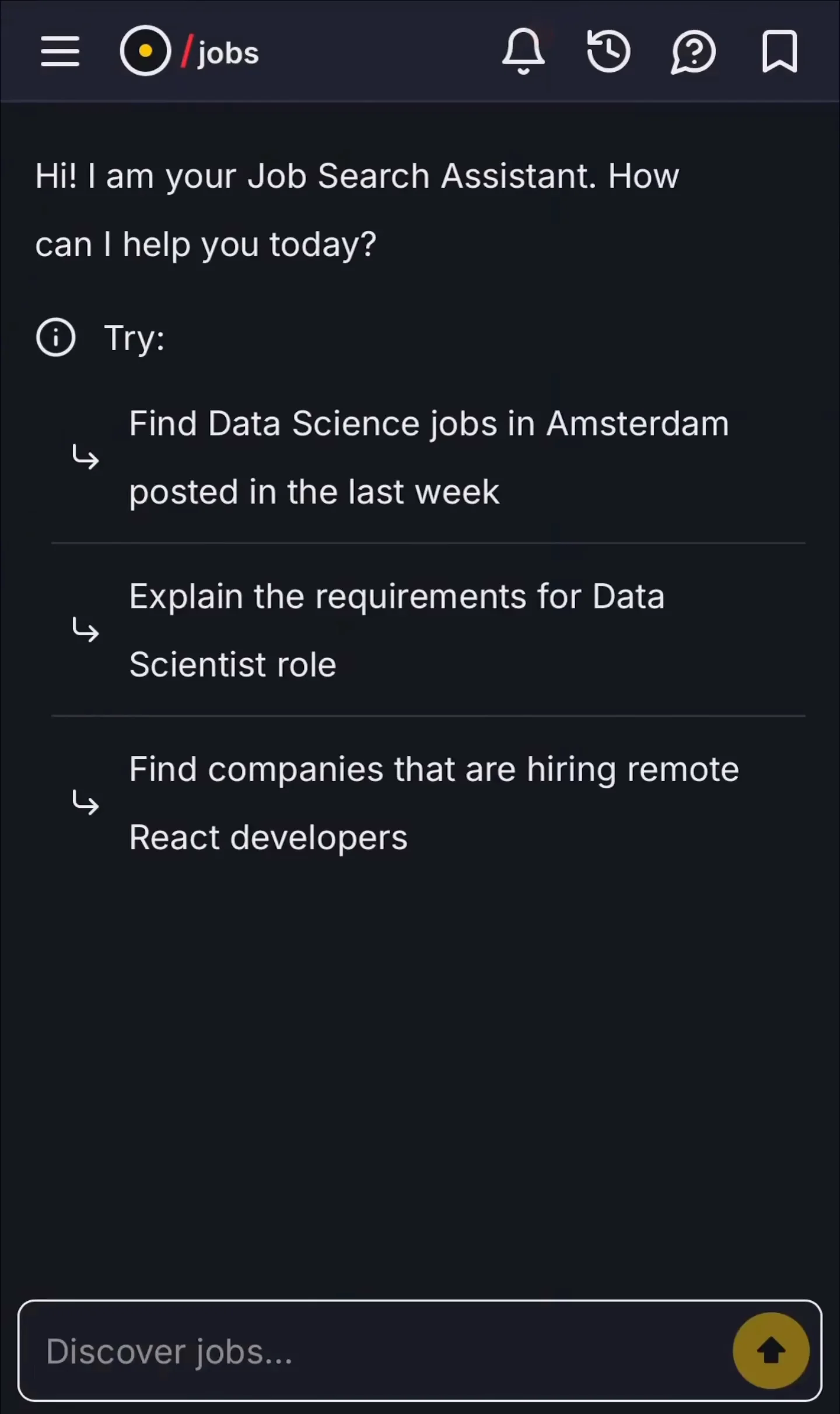 Jobs app preview